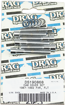 DRAG SPECIALTIES Bolt Kit - Cam Cover - Smooth - Chrome - '87-'92 Harley-Davidson MK212S