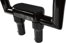LA CHOPPERS Hefty Handlebar Riser & Top Clamp Kit - 4" - Black LA-7446-04B