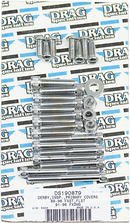 DRAG SPECIALTIES Bolt Set - Inner/Outer Primary/Inspection/Derby Cover - Knurled - Softail MK266