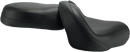 MUSTANG Seat - Vintage - Wide - Touring - With Driver Backrest - Two-Piece - Smooth - Black - VStar 950 79571