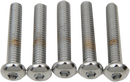 DRAG SPECIALTIES Bolts - Button Head/Replacement - 1/4"-20 x 1-1/2" - 5 Pack MPB822