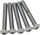 DRAG SPECIALTIES Bolts - Button Head/Replacement - 3/8"-16 x 2-3/4" - 5 Pack MPB835