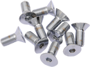 DRAG SPECIALTIES Bolts - Flat-Head - Chrome - 5/16"-24 x 1" MPB583