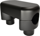LA CHOPPERS Hefty Handlebar Riser & Top Clamp Kit - 1-1/2" - Flat Black LA-7446-01M