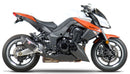 YOSHIMURA Exhaust Street R 77 Slip-On SS CF for Kawasaki Z1000 (2010-2016) - Part Number 1412202