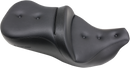SADDLEMEN Pillow-Top Roadsofa™ Seat - with Backrest - Black - FLH/FLT '08-'24 808-07B-181
