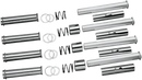 DRAG SPECIALTIES Pushrod Tube Kit - Chrome - Big Twin 75715