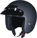Z1R Jimmy Helmet Solid Flat Black 2XS ZR-30011 with Advanced ABS/Polycarbonate Shell and Comfort Features