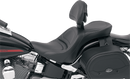 SADDLEMEN Seat - Explorer™ - With Backrest - Stitched - Black - FL/FX '06-'17 806-12-030