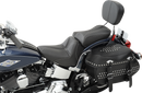 SADDLEMEN Dominator Pillion Pad - Standard Reach - Black w/ Gray Stitching - FLSTC '06-'17 806-23-0162