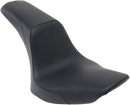 SADDLEMEN Profiler™ Basketweave Seat - Black - Softail '06-'17 806-23-147