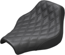 SADDLEMEN Renegade Solo Seat - Lattice Stitched - Black - FX '18-'23 818-30-002LS