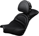 SADDLEMEN Explorer Special Seat - Studded - w/ Backrest - FXBB/FXST '18-'24 818-30-040