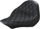 SADDLEMEN Renegade Solo Seat - Lattice Stitched - Black - FXSB '13-'17 813-27-002LS