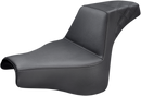 SADDLEMEN Step-Up Seat - Rear Lattice Stitch - Black - FXFB 818-28-173