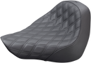 SADDLEMEN Renegade Solo Seat - Lattice Stitched - Black - FL/FX '18-'24 818-27-002LS