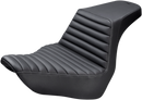 SADDLEMEN Step-Up Seat - Front Tuck-n-Roll - Black 818-29-171