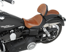 SADDLEMEN Seat - Renegade™ Lariat Solo - Smooth - Brown - Dyna 806-04-0041B