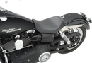 SADDLEMEN S3 Super Slammed Seat - Solo - Black - Dyna '06-'17 806-04-002D