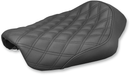 SADDLEMEN Renegade Solo Seat - Lattice Stitched - Black - Dyna '04-'05 804-04-002LS