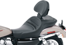 SADDLEMEN Seat - Explorer™ - With Backrest - Stitched - Black - XL '04-'20 807-03-030