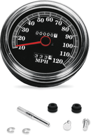 DRAG SPECIALTIES 5" MPH FL-Style 2:1 Speedometer - '89-'95 Black Face 72422AMX