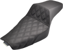 SADDLEMEN Step-Up Seat - Front Lattice Stitch - Black - XL 807-11-172