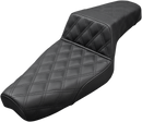 SADDLEMEN Step-Up Seat - Full Lattice Stitch - Black - XL 807-03-175