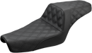 SADDLEMEN Step-Up Seat - Full Lattice Stitch - Black - XL 807-11-175