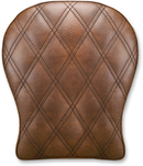 SADDLEMEN Detachable Pillion Pad - Lattice Stitched - Brown SA1027
