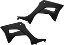 UFO Black Radiator Shrouds for Motorcycle - Part Number HO05600-001