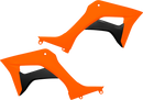 UFO Florescent Orange Radiator Shrouds - Part Number HO05600-FFLU by UFO