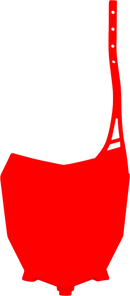 UFO Front Number Plate - Red HO05602-070 by UFO