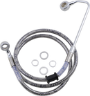 DRAG SPECIALTIES Brake Line - +8" - Stainless Steel - '15-'17 Softail 618302-8