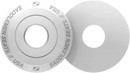 SADDLEMEN Fender Seat Washer - White 14707WE