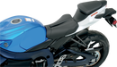 SADDLEMEN Gel Channel™ Track Carbon Fiber Sport Seat - Black - GSXR 600/750 0810-S029