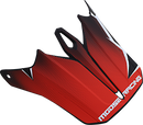 MOOSE OFFROAD F.I.Visor Kit - Agroid - Red/Black 0132-1412