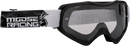 MOOSE OFFROAD Qualifier Goggle - Agroid - Stealth - Clear Lens 2601-2653