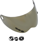 BILTWELL Lane Splitter Shield - Gen 2 - Gold Mirror 1112-222