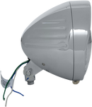 DRAG SPECIALTIES Headlight with Visor 6-1/2" - Grooved 20-0338-BXLB1