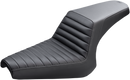 SADDLEMEN Step-Up Seat - Front Tuck-n-Roll - Black Y13-16-171