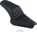 SADDLEMEN Step-Up Seat - Front Lattice Stitch - Black - Bolt '13-'24 Y13-16-172