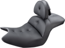SADDLEMEN Seat - Roadsofa™ - With Backrest - Pillow Top - Black H18-07-181BR
