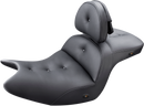 SADDLEMEN Seat - Roadsofa™ - With Backrest - Pillow Top - Black - Heated H18-07-181BRHCT