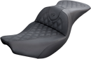 SADDLEMEN Roadsofa™ Seat - without Backrest - Lattice Stitch - Black - Indian '14-'24 I14-07-182
