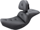 SADDLEMEN Pillow-Top Heated Roadsofa™ Seat - With Backrest - Indian I14-07-181BRHCT