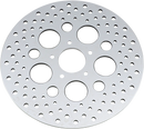 DRAG SPECIALTIES Drilled Brake Rotor - Front - 11.5" - Harley-Davidson 060185ASP-BC648
