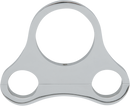 DRAG SPECIALTIES 1.25" T-Bar Single Gauge Mount - Chrome - For 2.375/2.4" Mini Gauge 373866