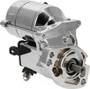 Bikers Choice 215134 Chrome 1.2KW Starter for 1989-2006 Big Twin (Excluding Dyna 2006)