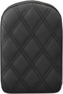 SADDLEMEN Sissy Bar Pad - Lattice Stitched - Black 041143